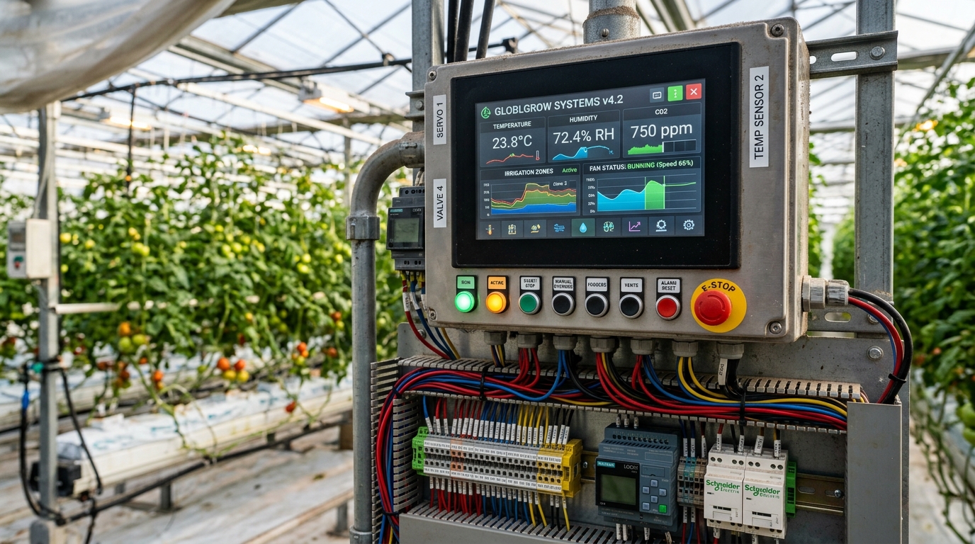 Akıllı Sera İklim Kontrol Panosu ve Otomasyon Beyni - Climate Control Computer