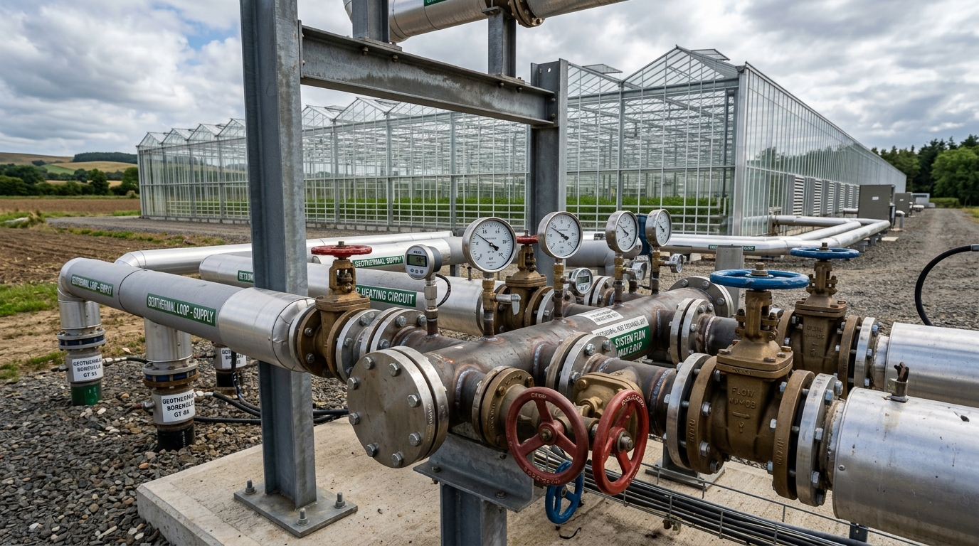 Jeotermal Sera Isıtma Sistemleri - Geothermal Greenhouse Heating