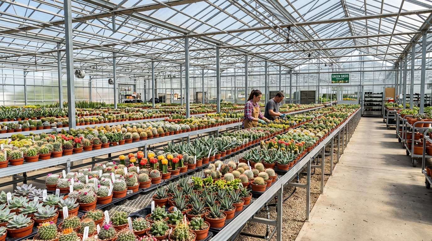 Kaktüs ve Sukulent Serası - Cactus & Succulent Greenhouse