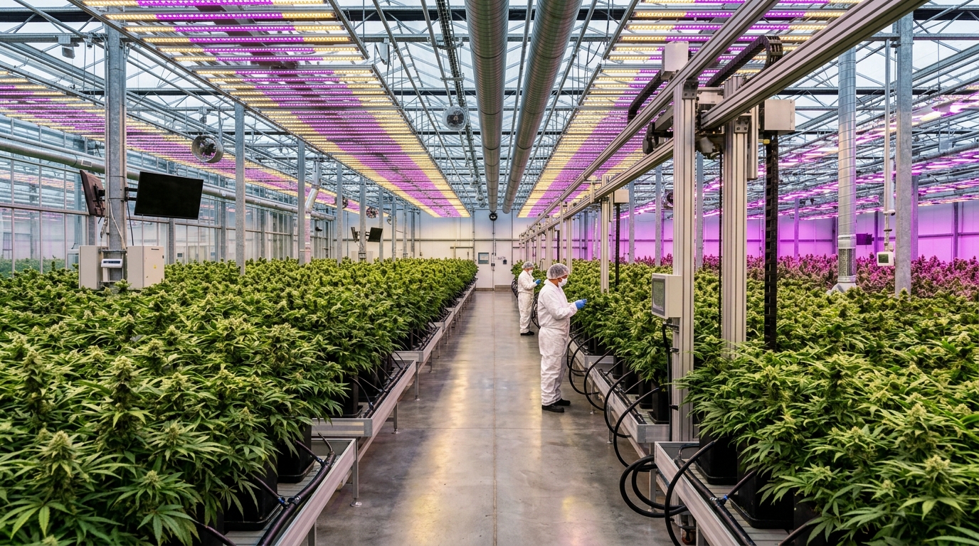 Medikal Bitki ve Kenevir Serası - Medical Cannabis Greenhouse