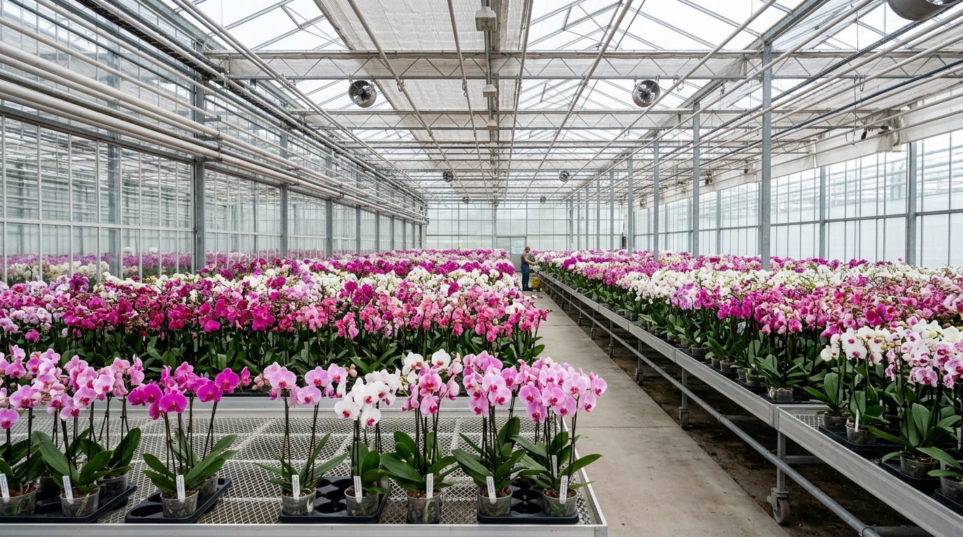Orkide Üretim Serası - Phalaenopsis Orchid Greenhouse