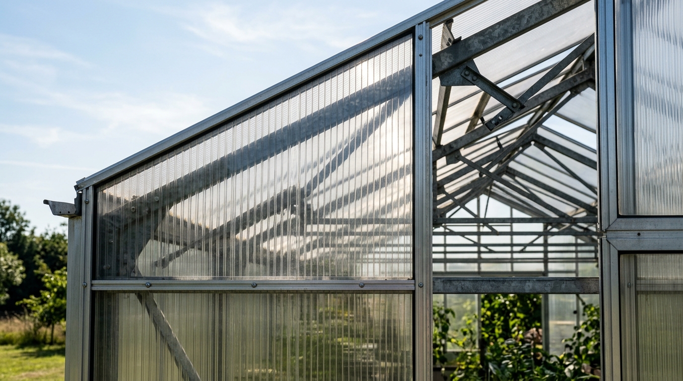 Polikarbon Sera Kaplama Işık Geçirgenliği - Polycarbonate Greenhouse