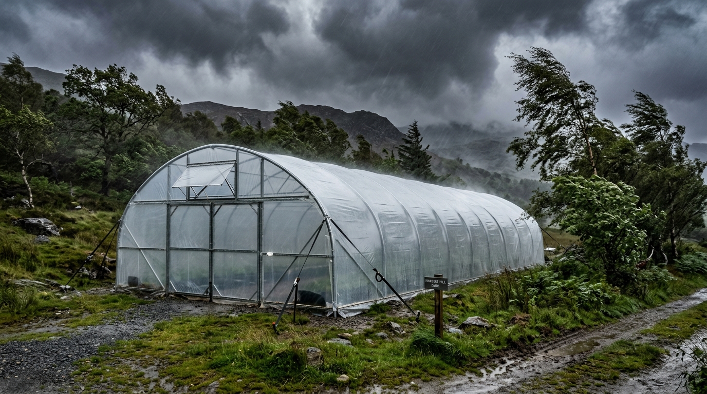 Rüzgar Dayanımlı Aerodinamik Sera - Wind Resistant Greenhouse