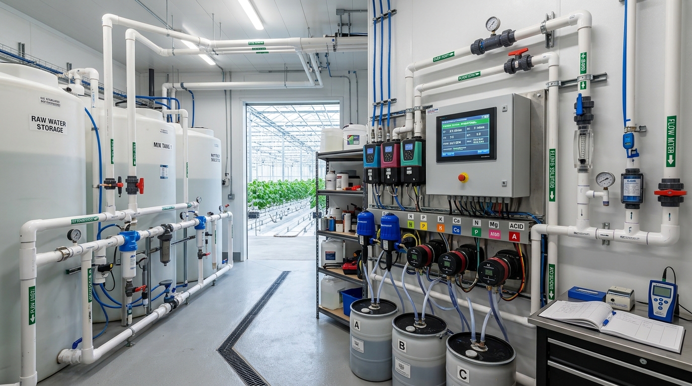 Sera Gübreleme Makinesi ve Sulama Otomasyonu - Irrigation Unit