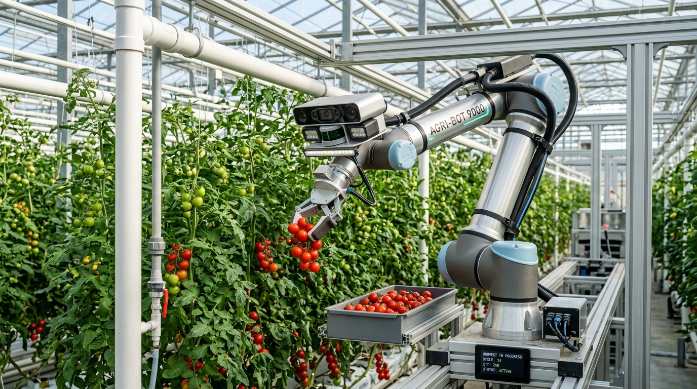 Sera Hasat Robotu ve Otomasyon - Greenhouse Harvesting Robot