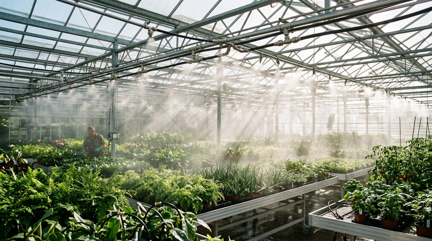Sera Sisleme Sistemi ve Nemlendirme - High Pressure Fogging System