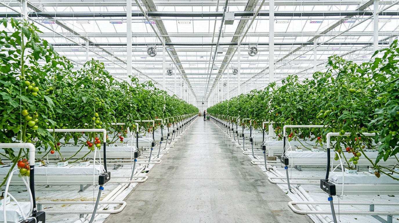 Topraksız Tarım Serası Hidroponik Sistem - Hydroponic Farming Greenhouse